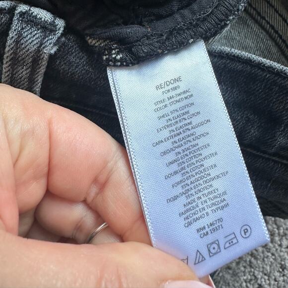 RE/DONE 90s High Rise Ankle Crop Jeans - Picture 4 of 8